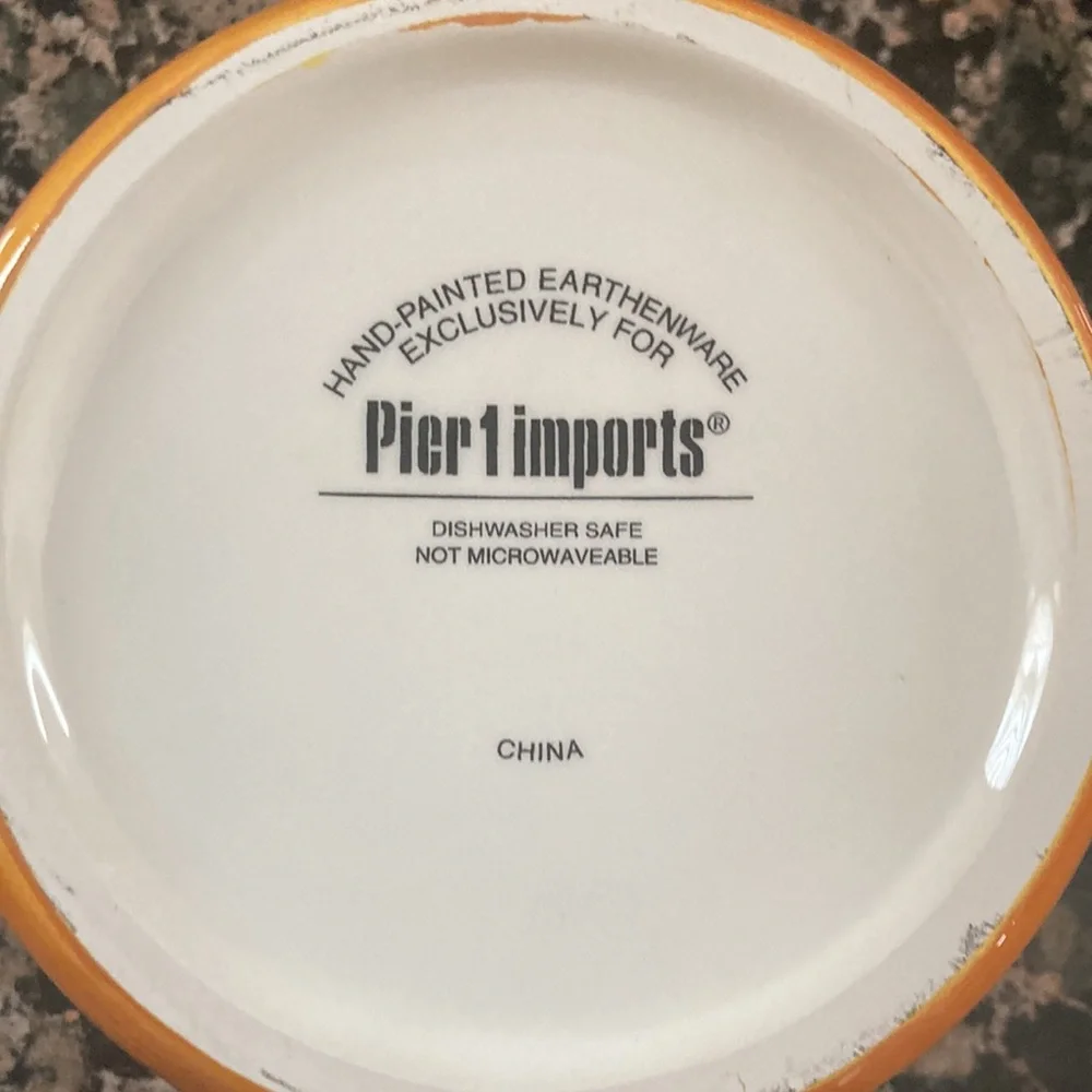 Pier 1 Multicolor Burger Condiment Spinner Set!!